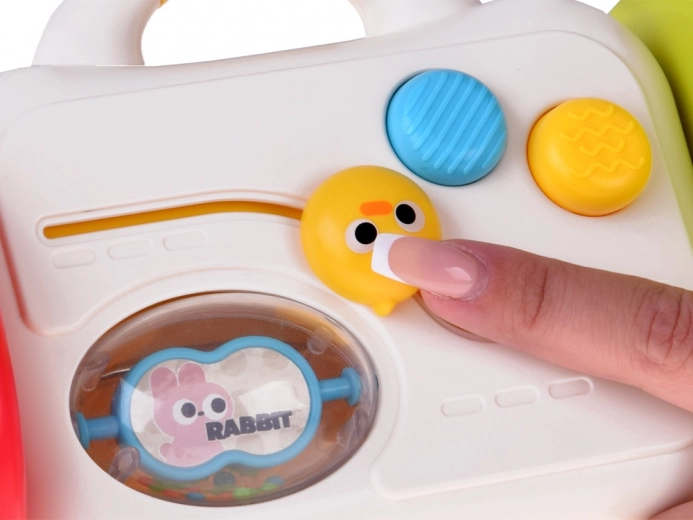 Przyciski, suwaki i grzechotka