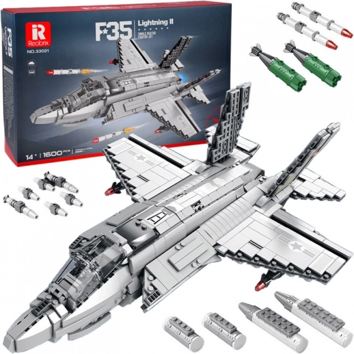 Techniczny zestaw konstrukcyjny myśliwiec F-35 LIGHTNING II 1600 elementów