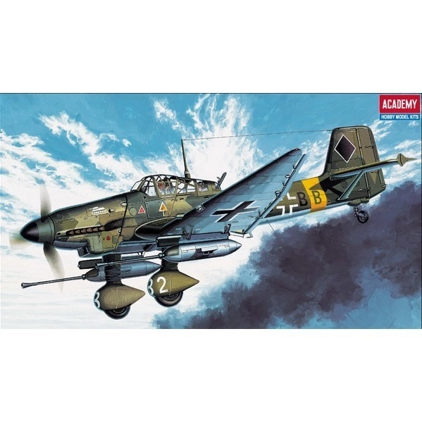 Model samolotu Ju-87G Stuka od ACADEMY