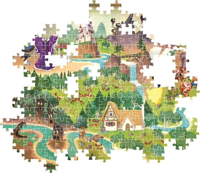 Puzzle Story Maps: Królewna Śnieżka 1000 elementów