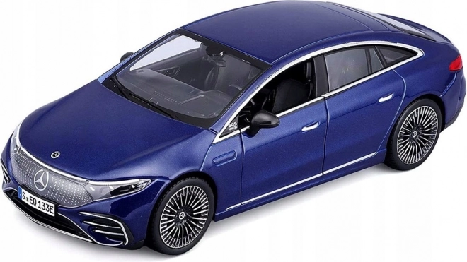 Model Mercedes-Benz EQS 2022 niebieski skala 1/27