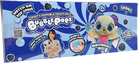 Bubble Pops pachnąca pluszowa zabawka – jeżynowy miś