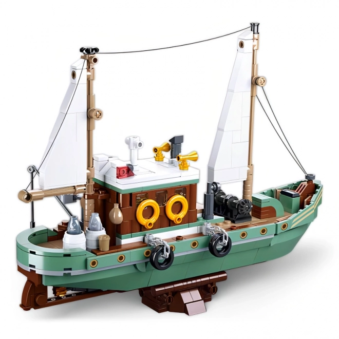 Sluban ModelBricks M38-B1119 Łódź Rybacka Ellie