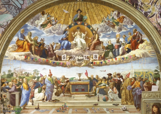 Puzzle Schmidt Art&Fun Dysputa o Świętości ołtarzowej 1000 elementów