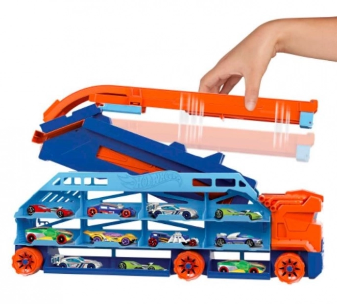 Hot Wheels Ciężarówka z wysokim torem HDY92