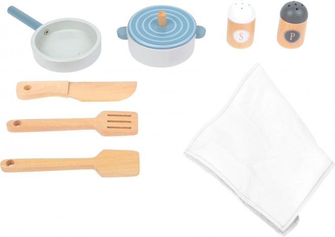 Drewniana kuchnia Gourmet różowa