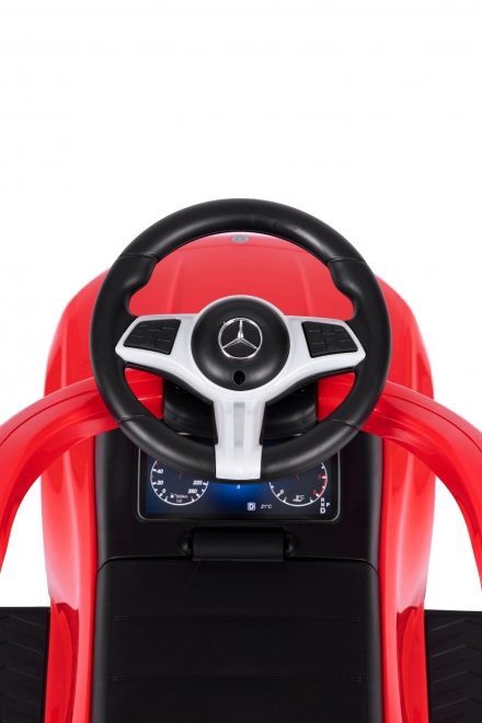 Autko Mercedes C CLASS interaktywny przewodnik z kierownicą – Czerwony