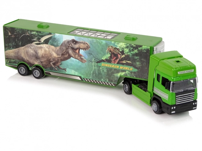 Duży transporter dinozaurów Auto Metal