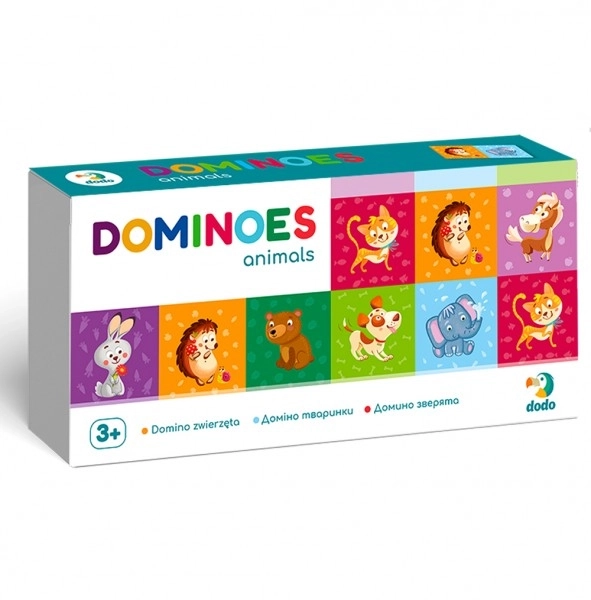 Domino zwierzątka - 29 elementów