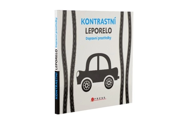 Książeczka Kontrastowe Leporello Środki Transportu 15,5x15cm 0m+