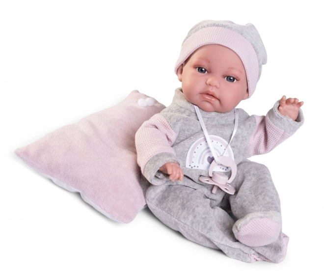 Antonio Juan 70363 TONETA - realistyczna lalka niemowlę z specjalną funkcją ruchową i miękkim materiałowym ciałem - 34 cm