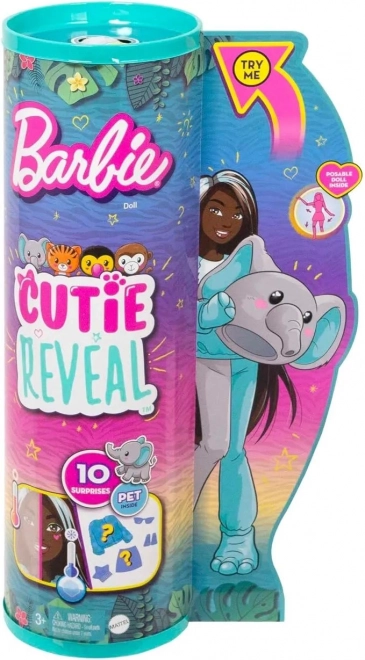 Barbie Cutie reveal Barbie dżungla - słoń HKP98 TV 1.1.- 30.6.