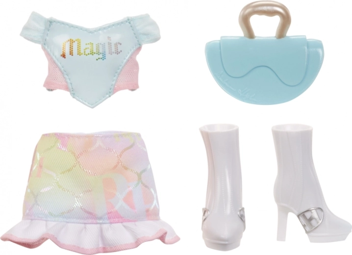 Stylowy strój z dopasowanymi akcesoriami