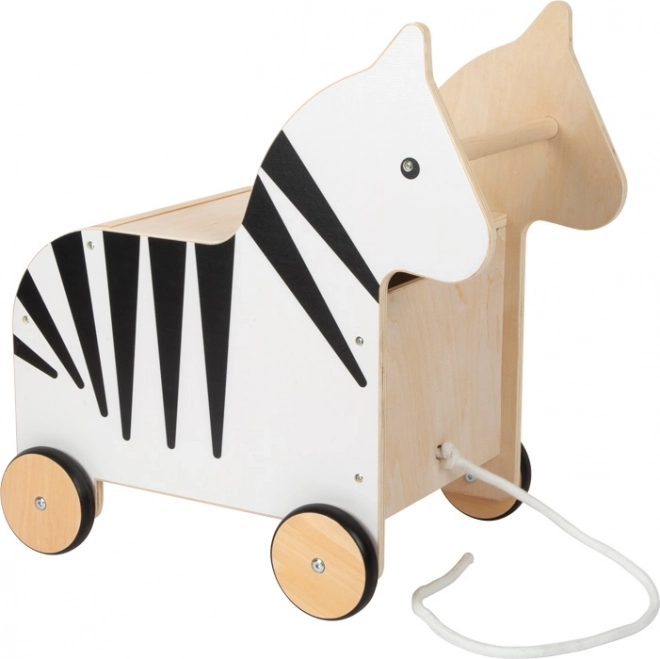 Mała stopa Pudełko na zabawki Zebra „Wildlife“