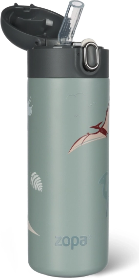 Termoska na napoje z rurką 400 ml, Dino