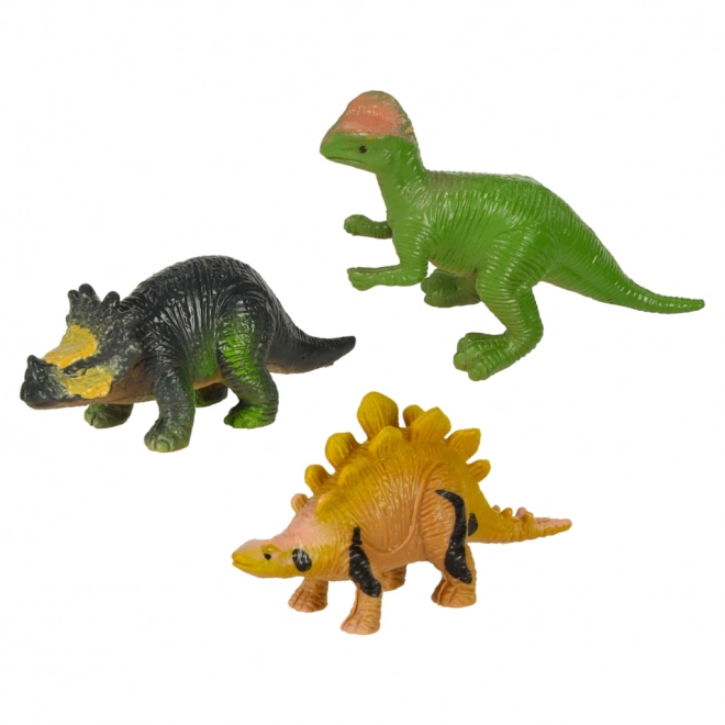 Terrarium do uprawy roślin z lampą LED i dinozaurami