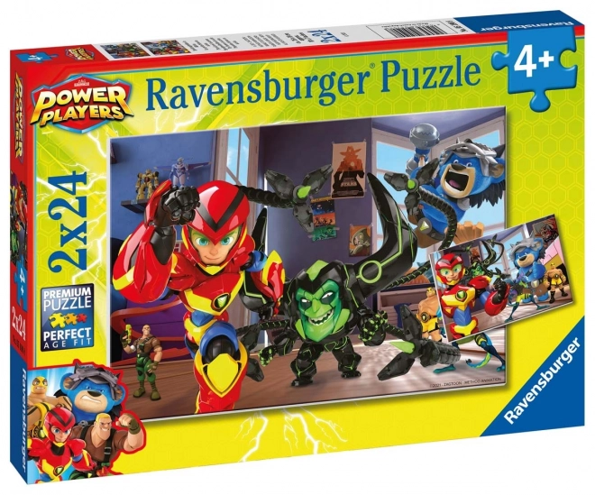 Puzzle Ravensburger Bohaterowie w akcji 2x24 kawałków