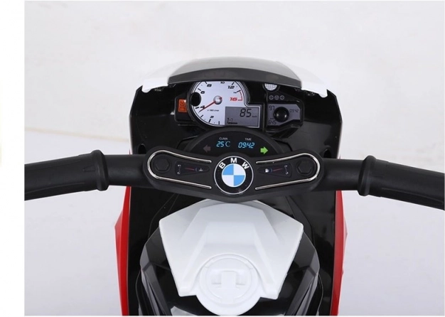 Motocykl na akumulator BMW S1000RR trójkołowy czerwony