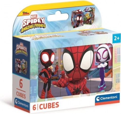 Klocki obrazkowe SPIDEY i jego niesamowici przyjaciele – 6 kostek