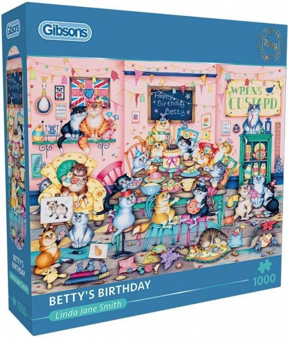 GIBSONS Puzzle Betty ma urodziny 1000 elementów