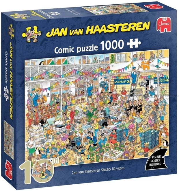 puzzle JUMBO Jan van Haasteren 10. rocznica 1000 elementów