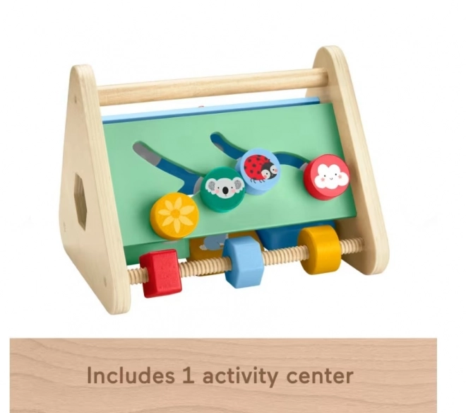 Drewniany aktywny trójkąt Fisher-Price