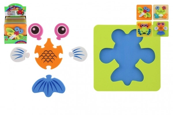 Piankowe puzzle 3D zwierzątka dla dzieci
