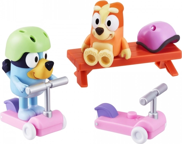 Ruchome figurki Bluey i Bingo