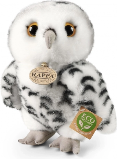 Rappa Pluszowa sowa biała 25 cm