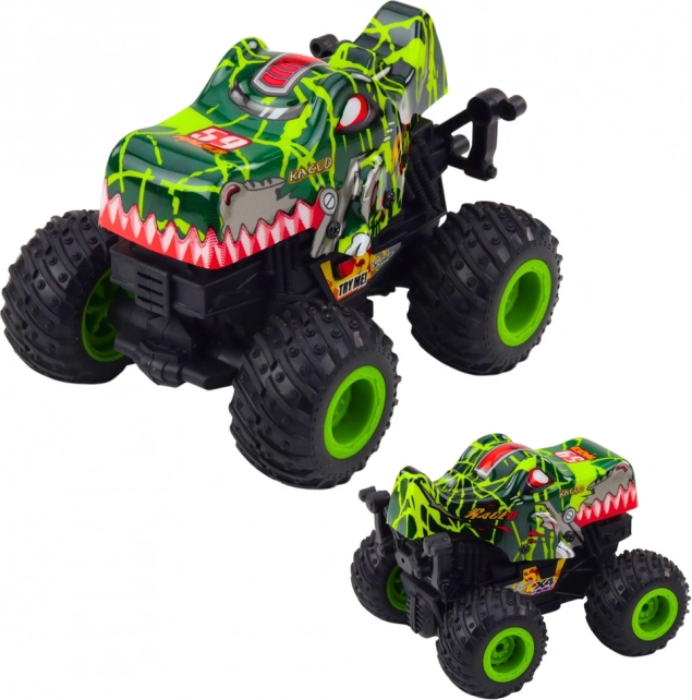 terenowe auto Dino z napędem, światłami i dźwiękiem