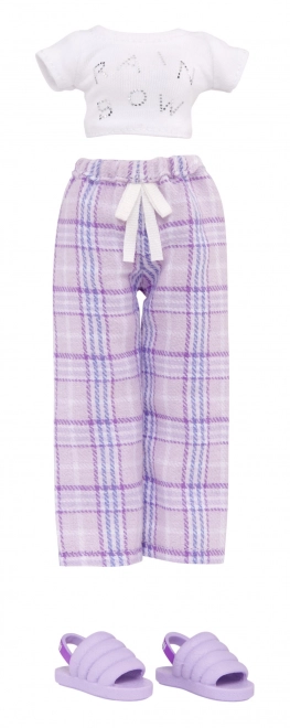 Rainbow High Junior Fashion lalka w piżamie - Violet Willow