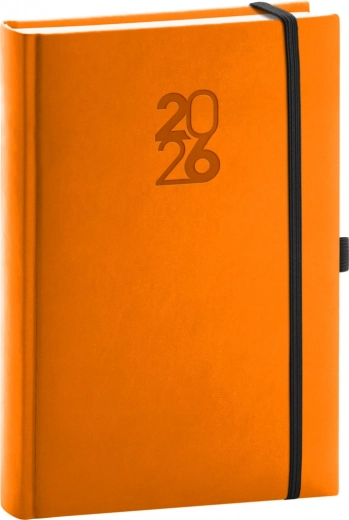 Notique dzienny dziennik pomarańczowy 2026, 15 x 21 cm