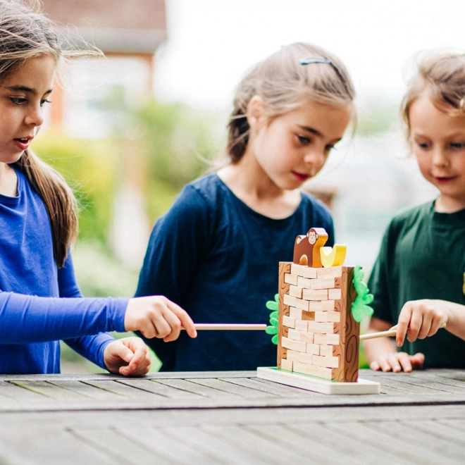Bigjigs Toys Drewniana gra motoryczna Kosmiczne dżungla