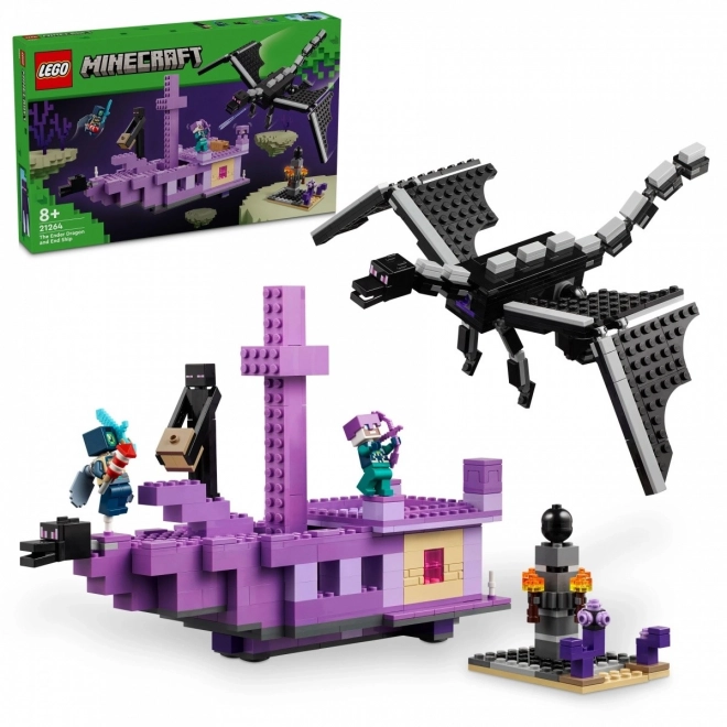 LEGO Minecraft 21264 Smok Endu i statek Endu