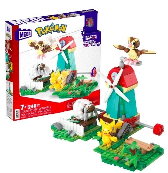 Klocki Pokémon wiejski wiatrak