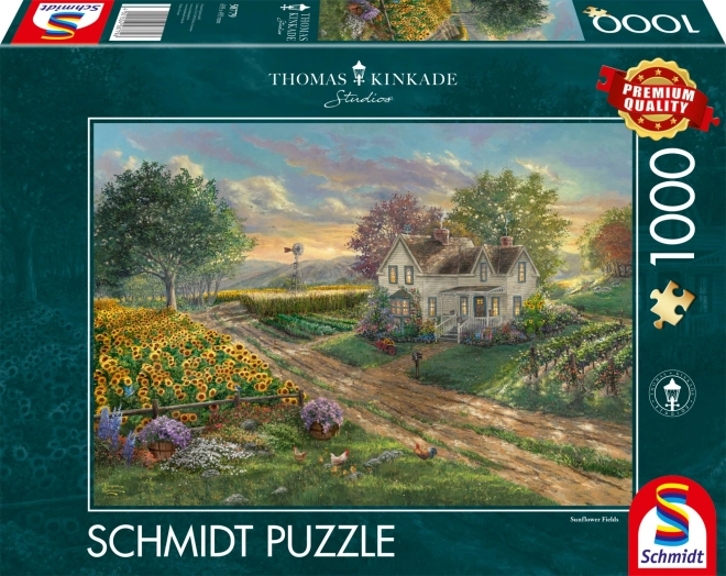 Puzzle Słonecznikowe pole 1000 elementów