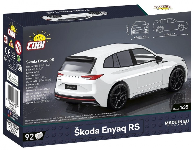 Škoda Enyaq RS 92 poduszki