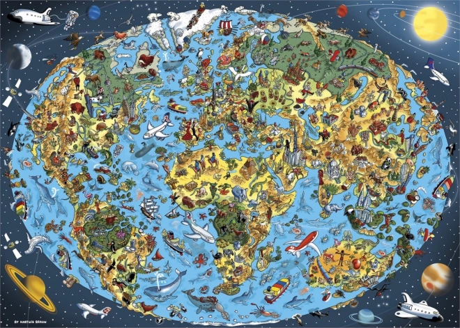 Puzzle Nasza wspaniała planeta 1000 elementów