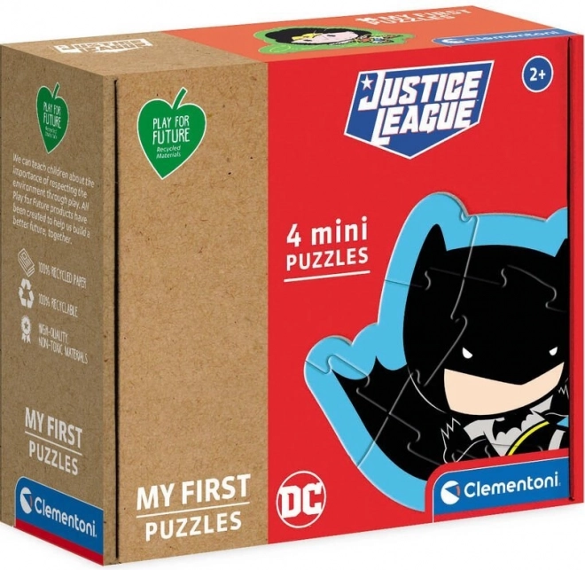 Moje pierwsze puzzle Justice League 4w1 od Clementoni