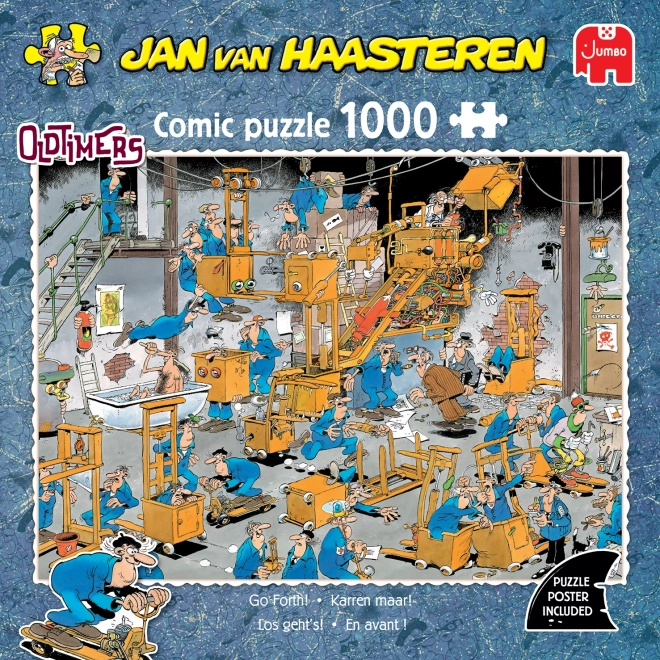 JUMBO Puzzle: Oldtimery - Naprzód! 1000 elementów