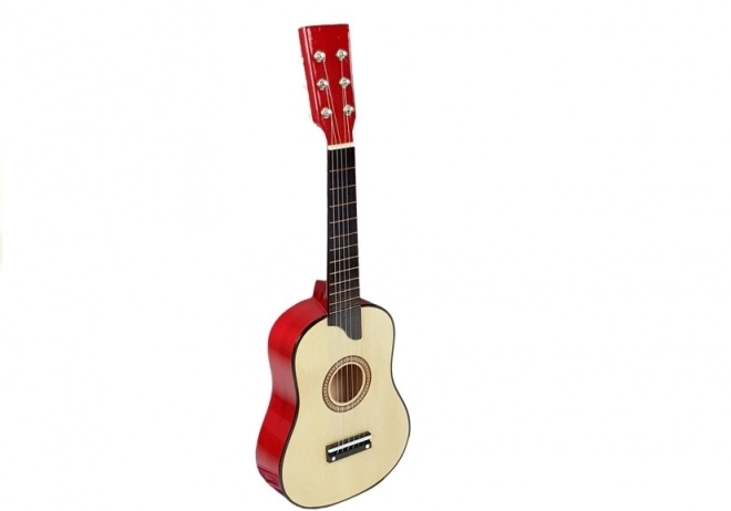 Drewniana gitara z kremem stożkowym