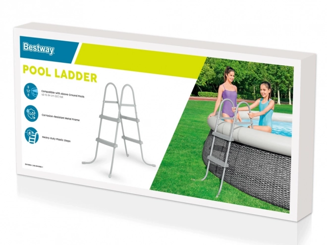 Bestway metalowa drabina do basenu 84 cm