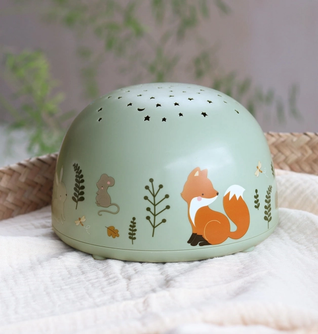 Projektor lampa firmy A Little Lovely Company – Leśni przyjaciele