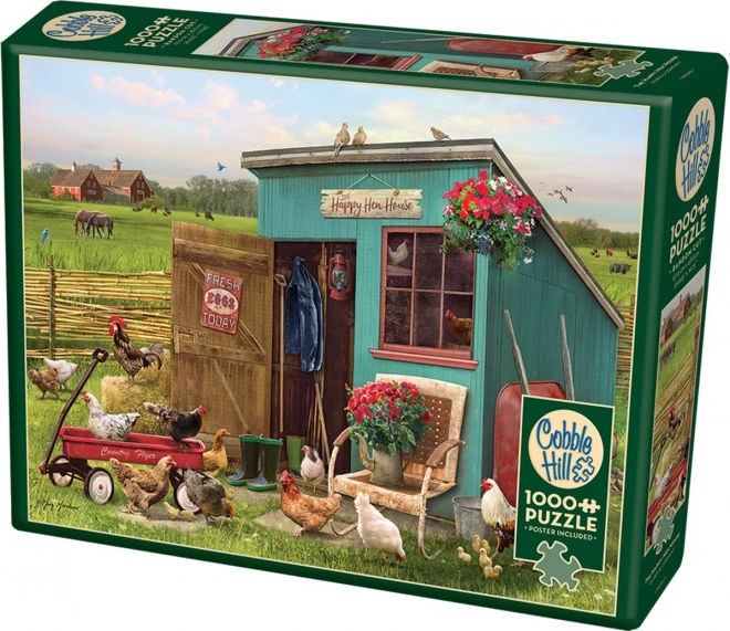 Puzzle COBBLE HILL Wesoły kurczak 1000 elementów