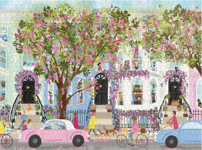 Puzzle Wiosenny Taras 1000 elementów Galison