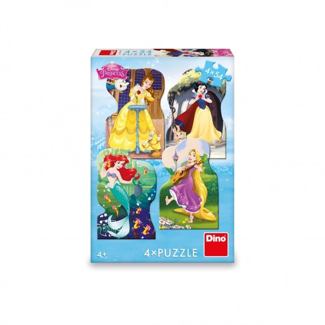 DINO Puzzle Księżniczki Disneya 4x54 elementy