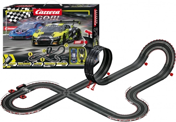 Autodrom Carrera GO GT Super Challenge 6,3 m z Audi R8 LMS GT3 i Lamborghini Huracán