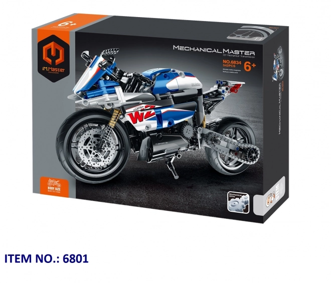 IM.Master Zestaw motocykl niebieski 32,4x17x11 cm