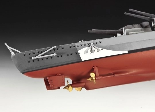 Plastikowy model okrętu wojennego Bismarck