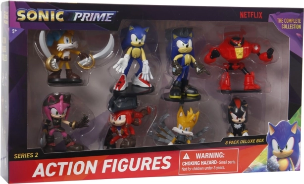 Sonic figurki akcji – zestaw 8 szt. Deluxe box